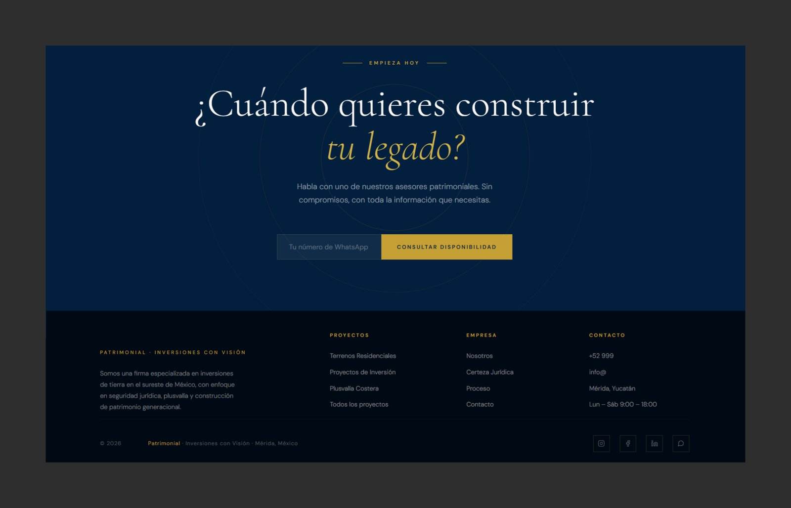 Tamaños - Proyectos